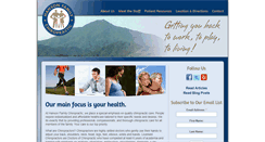 Desktop Screenshot of hansonfamilychiropractic.com